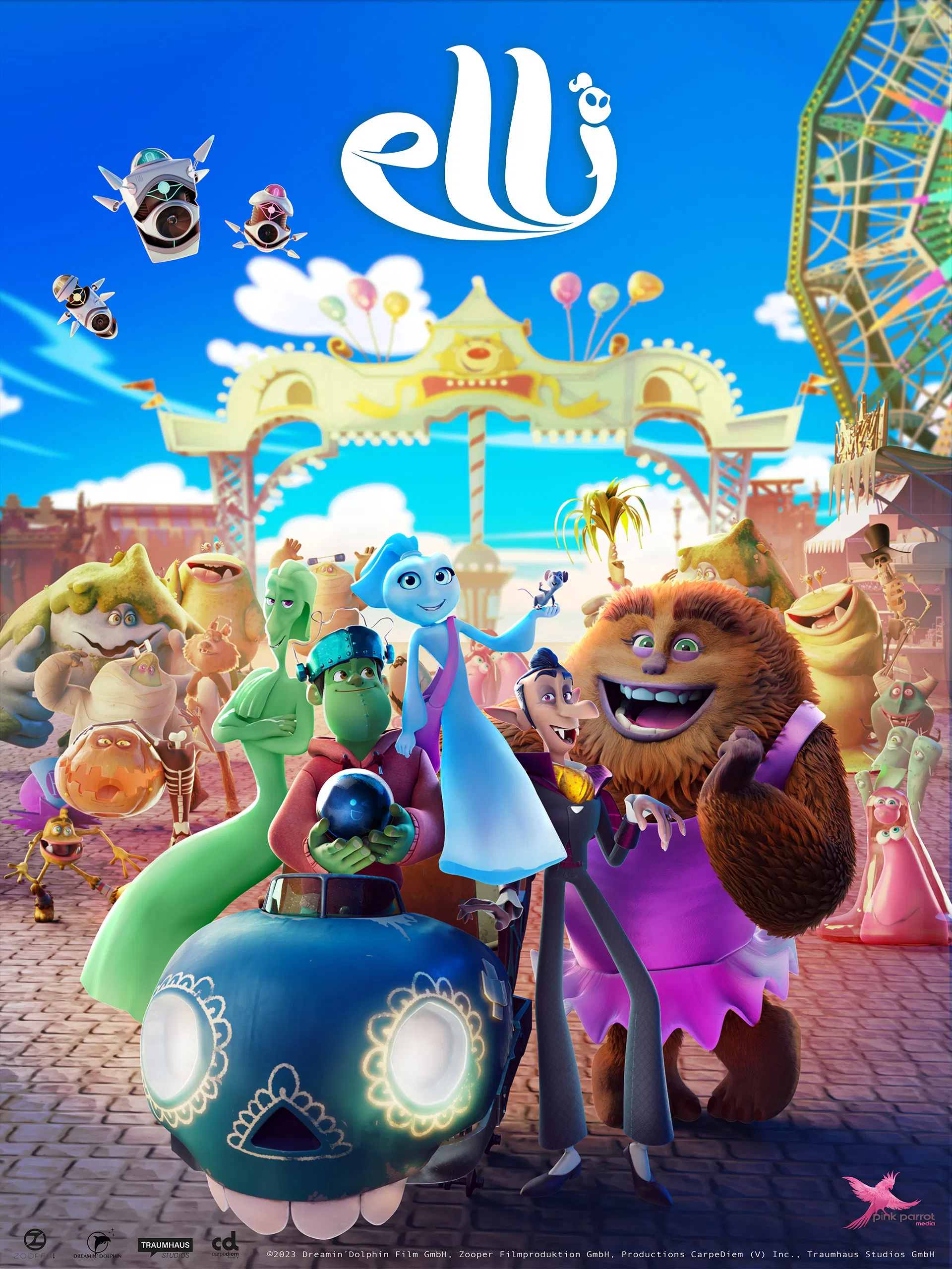الی و قطار ارواح (Elli and Her Monster Team)